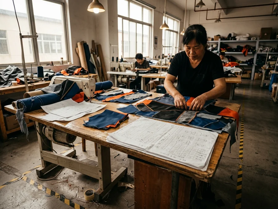 The signed size sheet covering both cuts and size sets