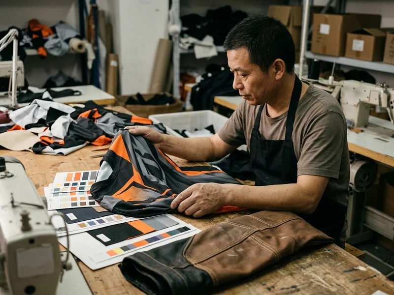 Sublimated jersey panels and a color strip checked against the archive