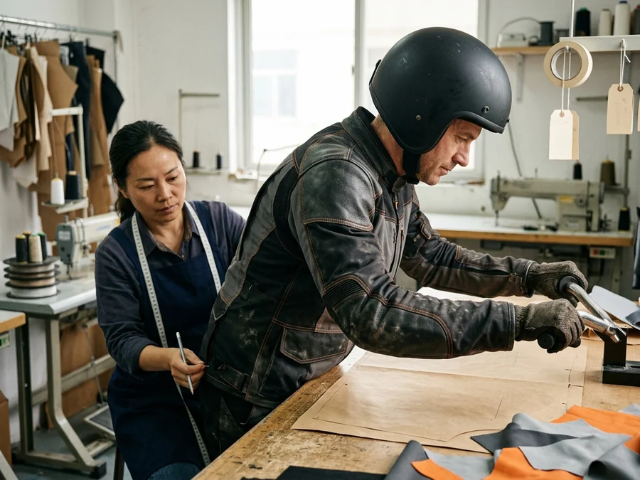 Rider torso leaning forward, lengthening the back and shortening the front