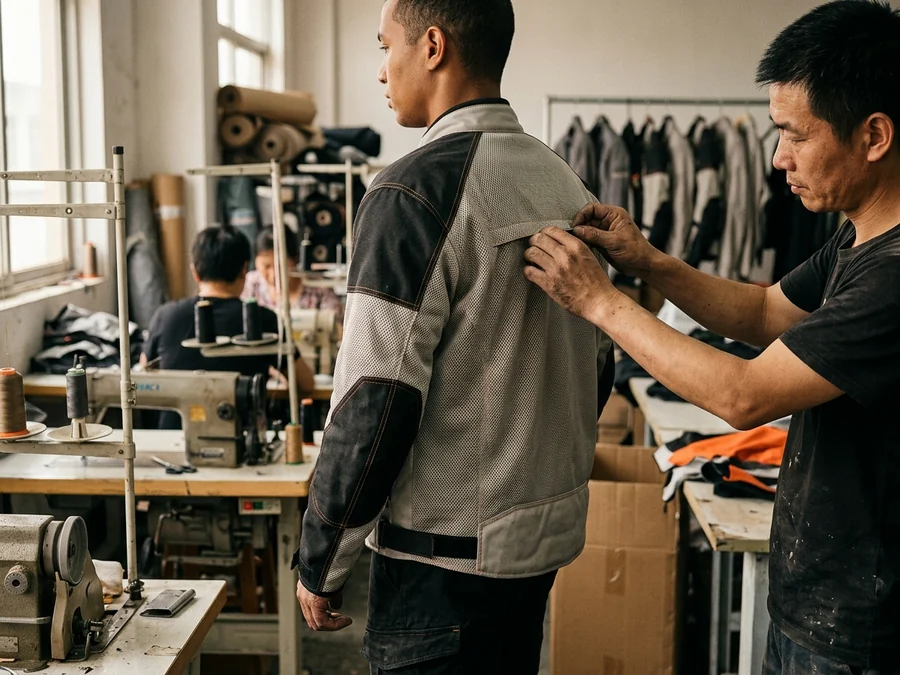 A loose jacket that feels cooler standing still